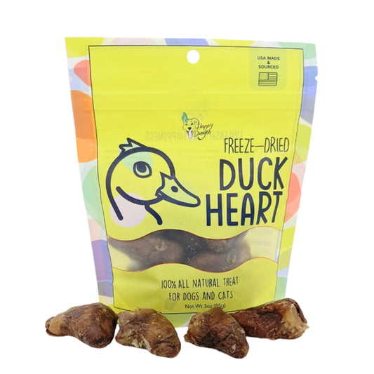 Cœur de canard lyophilisé - 3 oz